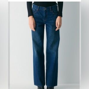 NWT Denim Forum The Farrah lo-rise wide